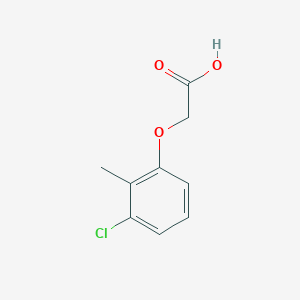 2-(3-Chloro-2-methylphenoxy)acetic acid chemical structure (CAS 579-64-6)