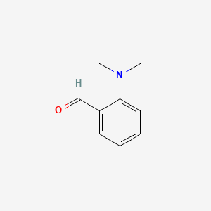 2-(Dimethylamino)benzaldehyde chemical structure (CAS 579-72-6)