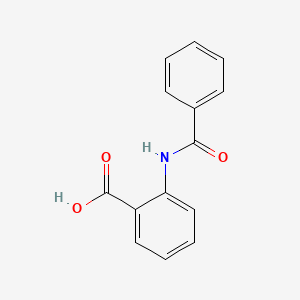 2-(Benzoylamino)benzoic acid chemical structure (CAS 579-93-1)