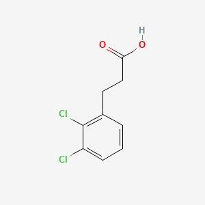 3-(2,3-Dichlorophenyl)propanoic acid chemical structure (CAS 57915-79-4)