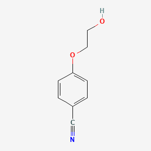 4-(2-Hydroxyethoxy)benzonitrile chemical structure (CAS 57928-96-8)