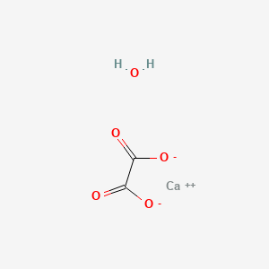 Calcium oxalate hydrate chemical structure (CAS 5794-28-5)