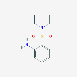 2-Amino-N,N-diethylbenzenesulfonamide chemical structure (CAS 57947-01-0)