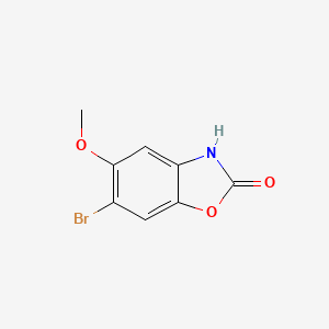 6-Bromo-5-methoxybenzo[d]oxazol-2(3H)-one chemical structure (CAS 5797-82-0)