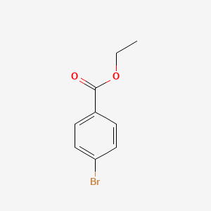 Ethyl 4-bromobenzoate chemical structure (CAS 5798-75-4)