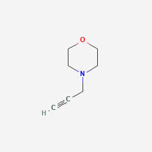 4-(Prop-2-yn-1-yl)morpholine chemical structure (CAS 5799-76-8)