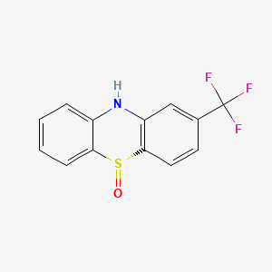 2-(Trifluoromethyl)-10H-phenothiazine 5-oxide chemical structure (CAS 57997-96-3)