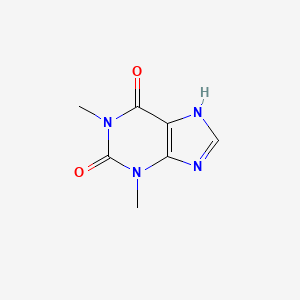 1,3-Dimethyl-1H-purine-2,6(3H,9H)-dione chemical structure (CAS 58-55-9)