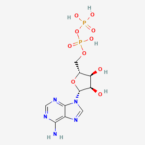Adenosine 5'-diphosphate chemical structure (CAS 58-64-0)