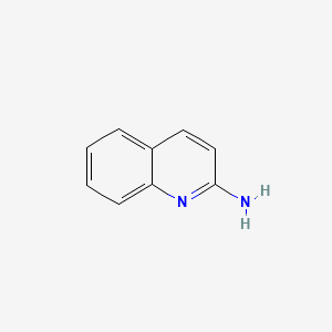 2-Aminoquinoline chemical structure (CAS 580-22-3)