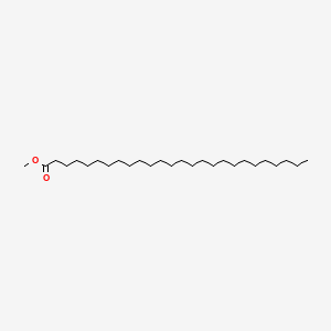 Methyl hexacosanoate chemical structure (CAS 5802-82-4)