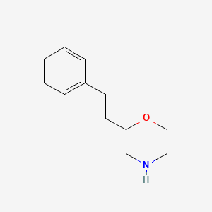 2-Phenethylmorpholine chemical structure (CAS 58039-64-8)