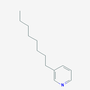 3-Octylpyridine chemical structure (CAS 58069-37-7)