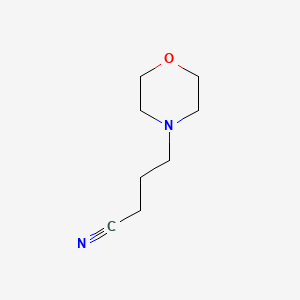 4-Morpholinobutanenitrile chemical structure (CAS 5807-11-4)