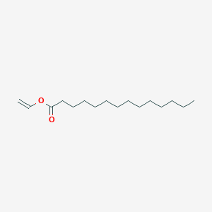 Vinyl tetradecanoate chemical structure (CAS 5809-91-6)