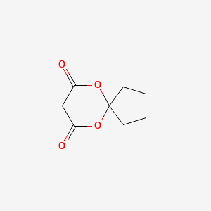 6,10-Dioxaspiro[4.5]decane-7,9-dione chemical structure (CAS 58093-05-3)
