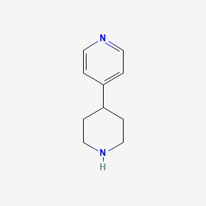 4-(Piperidin-4-yl)pyridine chemical structure (CAS 581-45-3)