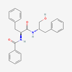 N-((S)-1-(((S)-1-Hydroxy-3-phenylpropan-2-yl)amino)-1-oxo-3-phenylpropan-2-yl)benzamide chemical structure (CAS 58115-31-4)