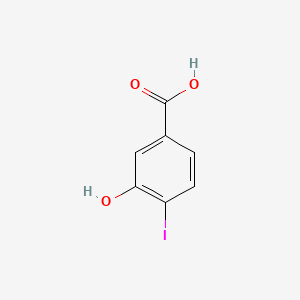 3-Hydroxy-4-iodobenzoic acid chemical structure (CAS 58123-77-6)