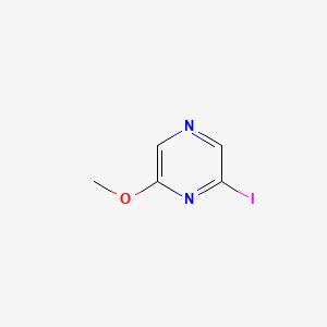 2-Iodo-6-methoxypyrazine chemical structure (CAS 58139-03-0)