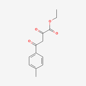 Ethyl 2,4-dioxo-4-(p-tolyl)butanoate chemical structure (CAS 5814-37-9)