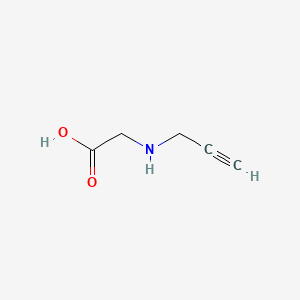 2-[(Prop-2-yn-1-yl)amino]acetic acid chemical structure (CAS 58160-95-5)
