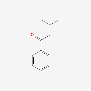 3-Methyl-1-phenylbutan-1-one chemical structure (CAS 582-62-7)