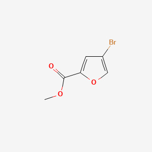 Methyl 4-bromofuran-2-carboxylate chemical structure (CAS 58235-80-6)
