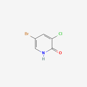 5-Bromo-3-chloropyridin-2(1H)-one chemical structure (CAS 58236-70-7)