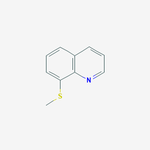8-(Methylthio)quinoline chemical structure (CAS 5825-25-2)