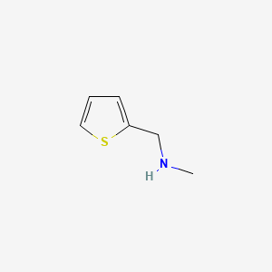 N-Methyl-1-(thiophen-2-yl)methanamine chemical structure (CAS 58255-18-8)