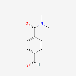 4-Formyl-N,N-dimethylbenzamide chemical structure (CAS 58287-76-6)