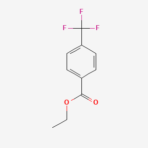 Ethyl 4-(trifluoromethyl)benzoate chemical structure (CAS 583-02-8)