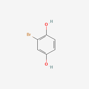 2-Bromobenzene-1,4-diol chemical structure (CAS 583-69-7)