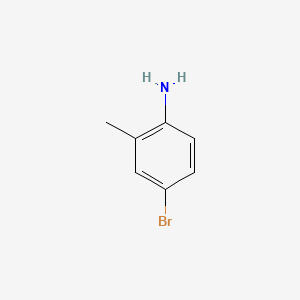 4-Bromo-2-methylaniline chemical structure (CAS 583-75-5)