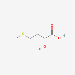 2-Hydroxy-4-(methylthio)butyric acid chemical structure (CAS 583-91-5)