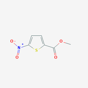Methyl 5-nitrothiophene-2-carboxylate chemical structure (CAS 5832-01-9)