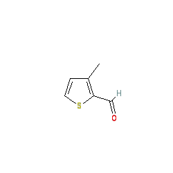 3-Methyl-2-thiophenecarboxaldehyde chemical structure (CAS 5834-16-2)