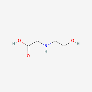 2-((2-Hydroxyethyl)amino)acetic acid chemical structure (CAS 5835-28-9)
