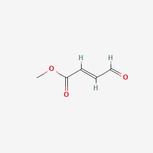 Fumaraldehydicacidmethylester chemical structure (CAS 5837-72-9)