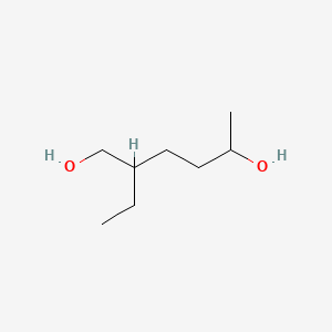 2-Ethylhexane-1,5-diol chemical structure (CAS 58374-34-8)