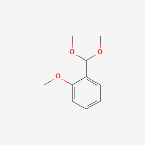 1-(Dimethoxymethyl)-2-methoxybenzene chemical structure (CAS 58378-33-9)