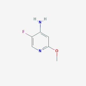 5-Fluoro-2-methoxypyridin-4-amine chemical structure (CAS 58381-05-8)