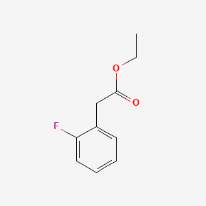Ethyl 2-fluorophenylacetate chemical structure (CAS 584-74-7)