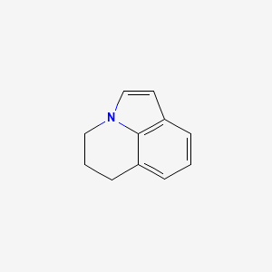 5,6-Dihydro-4H-pyrrolo[3,2,1-ij]quinoline chemical structure (CAS 5840-01-7)
