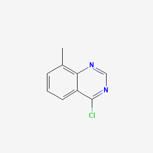 4-Chloro-8-methylquinazoline chemical structure (CAS 58421-80-0)