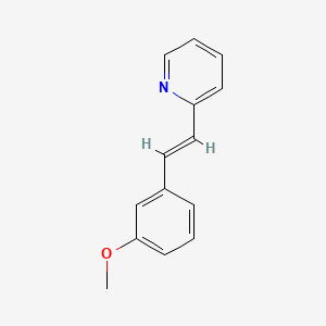 (E)-2-(3-Methoxystyryl)pyridine chemical structure (CAS 5847-73-4)
