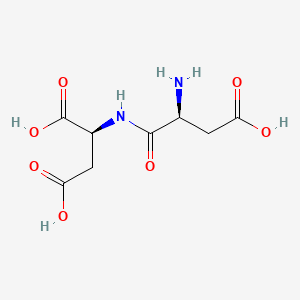 (S)-2-((S)-2-Amino-3-carboxypropanamido)succinic acid chemical structure (CAS 58471-53-7)
