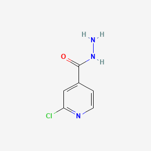 2-Chloro-4-pyridinecarbohydrazide chemical structure (CAS 58481-04-2)