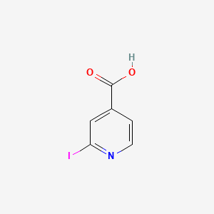 2-Iodopyridine-4-carboxylic acid chemical structure (CAS 58481-10-0)